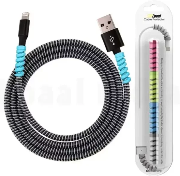 Epaal Port Protector Sleeves (4pcs) with Spiral Triple Wire
