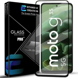 EITANSHA CREATION Edge To Edge Tempered Glass for Moto