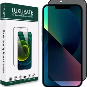 LUXURATE Edge To Edge Tempered Glass for Apple iPhone